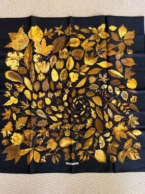 Black Hermes Scarf